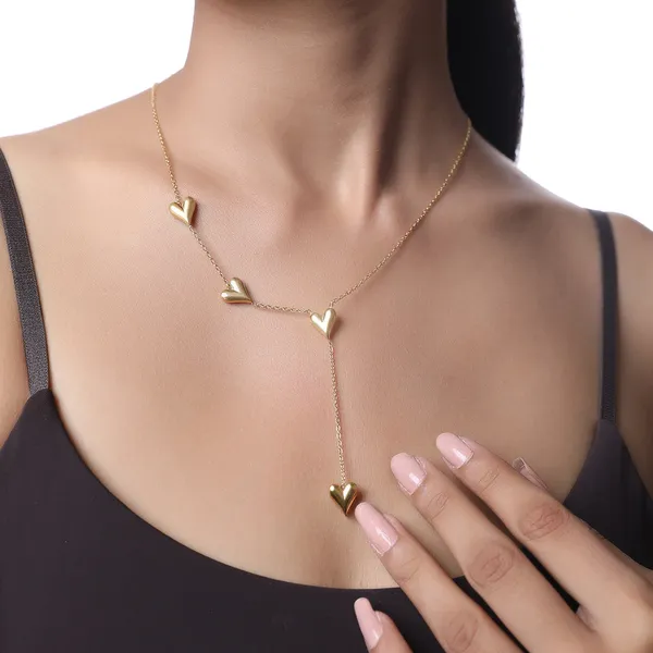 Stainless_Steel_4_Hearts_Pendant_Necklace_Default_Title