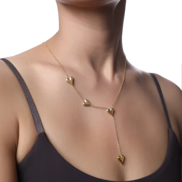Stainless_Steel_4_Hearts_Pendant_Necklace_Default_Title
