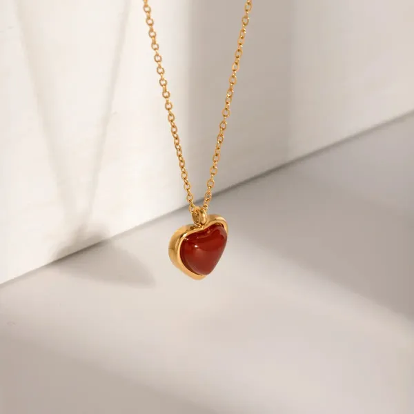 Natural_Red_Agate_Heart_Necklace_Default_Title