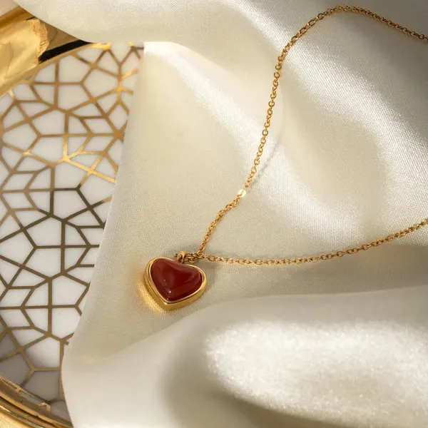 Natural_Red_Agate_Heart_Necklace_Default_Title