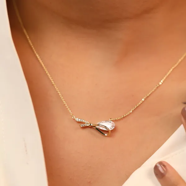 Bow_Stone_Pendant_Necklace_Gold