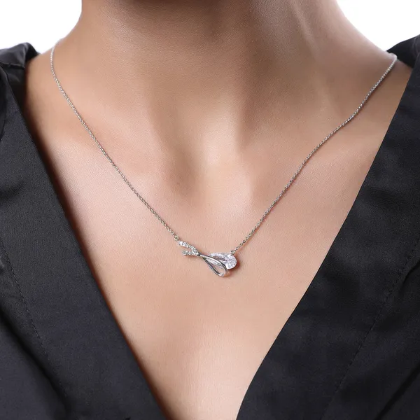 Bow_Stone_Pendant_Necklace_Silver