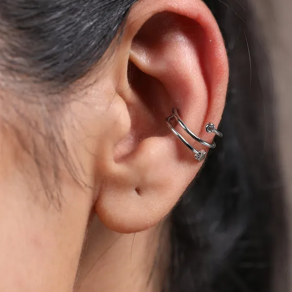 Star_Triple_Band_Conch_Earcuff_Earrings_Silver