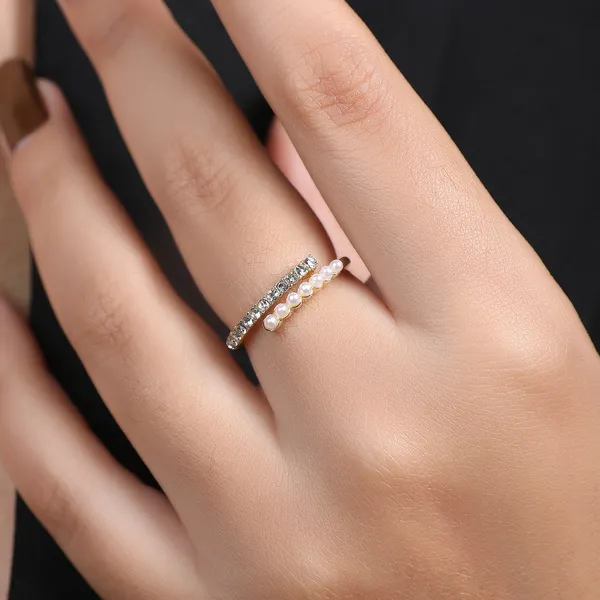 Gold_Plated_Luxury_Personality_Inset_Diamond_Pearl_Adjustable_Ring_Default_Title