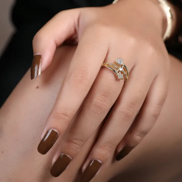 Love_Star_Full_Diamonds_Gold_Plated_Stainless_Steel_Zircon_Ring_Default_Title