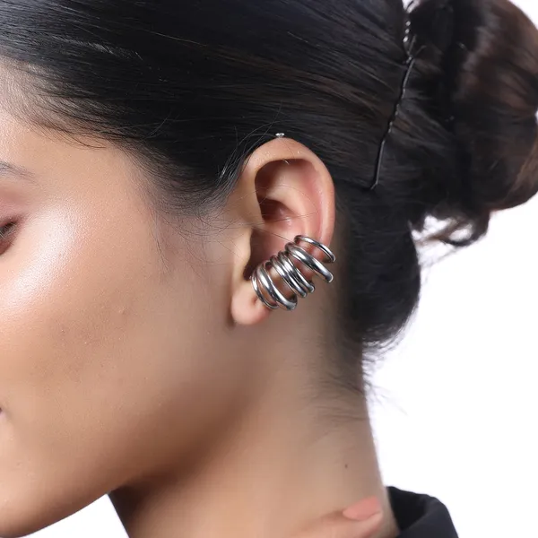 Nopierce_Power_Earcuff_Earrings_Gold