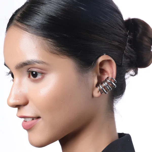 Nopierce_Power_Earcuff_Earrings_Gold