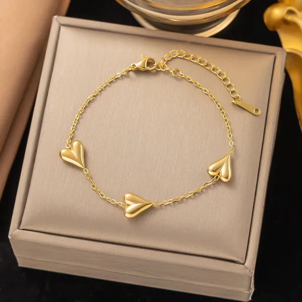 Pure_Love_Gold_Charm_Bracelet_Default_Title