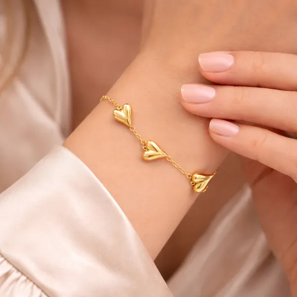 Pure_Love_Gold_Charm_Bracelet_Default_Title