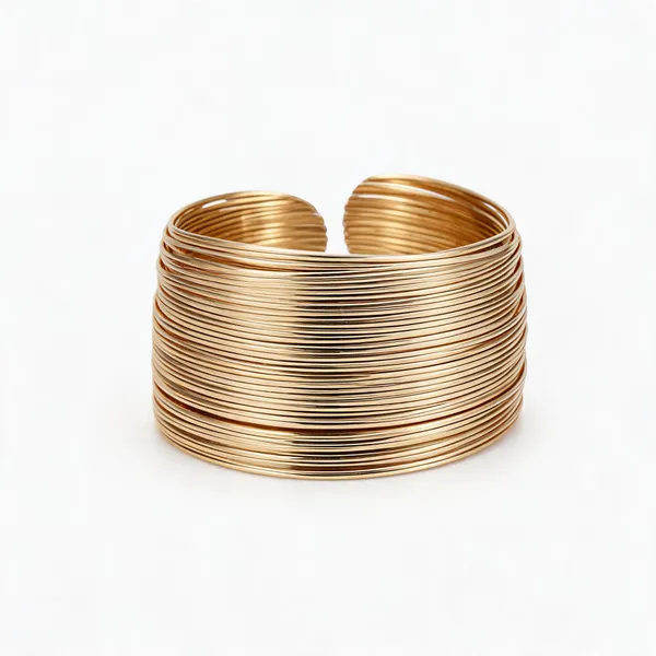 Gold_Alloy_18K_Gold_Plated_Multi_Strand_Handcuff_Statement_Bracelet_For_Women