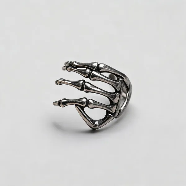 Silver_Alloy_18K_Plated_Skeleton_Hand_Punk_Earcuff_For_Women