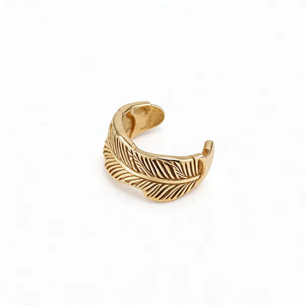 Gold_Alloy_Feather_Earcuff_For_Women