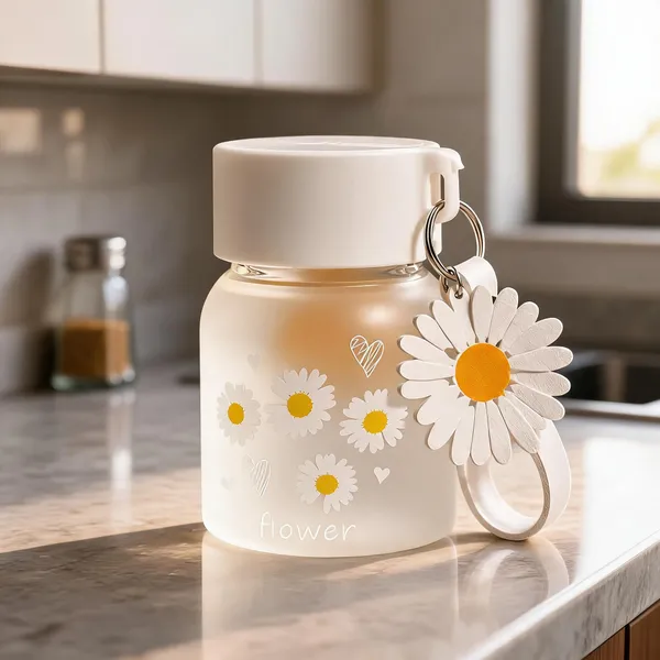 Glass_Frosted_Floral_Print_Water_Bottle_With_Handle