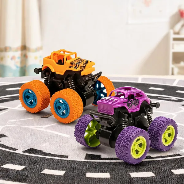 Orange_Purple_Monster_Truck_Toy_With_Oversized_Wheels_Pack_Of_2