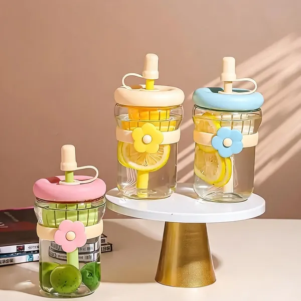Fruit_Design_Glass_Water_Bottle_With_Straw_And_Carry_Loop_For_Kids