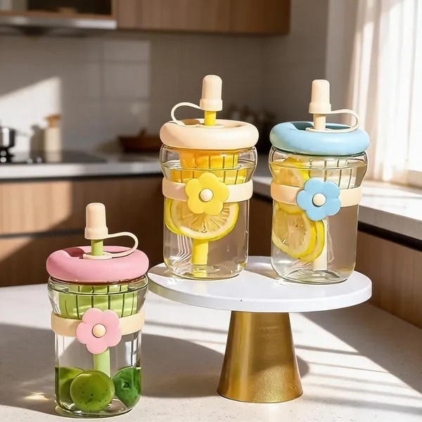 Fruit_Design_Glass_Water_Bottle_With_Straw_And_Carry_Loop_For_Kids