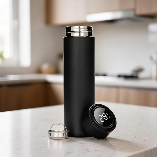 Black_Stainless_Steel_Water_Bottle_With_Digital_Temperature_Display