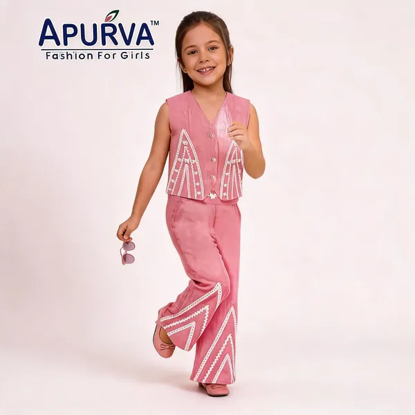 Pink_Cotton_Embroidered_Kurta_Set_For_Girls