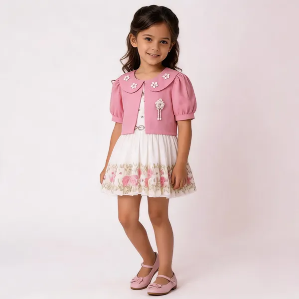 Pink_Cotton_Floral_Frock_For_Girls