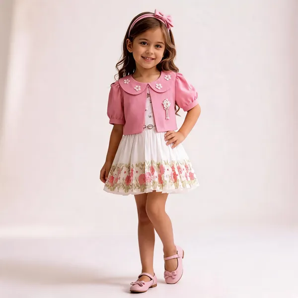 Pink_Cotton_Floral_Frock_For_Girls