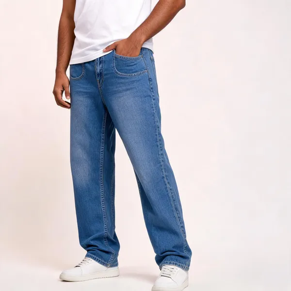 Blue_Denim_Baggy_Fit_Jeans_For_Men
