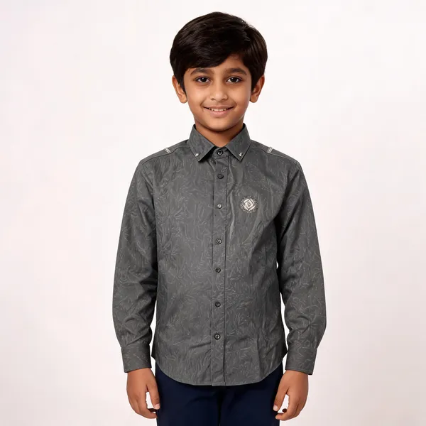 Dark_Gray_Cotton_Patterned_Full_Sleeve_Shirt_For_Boys