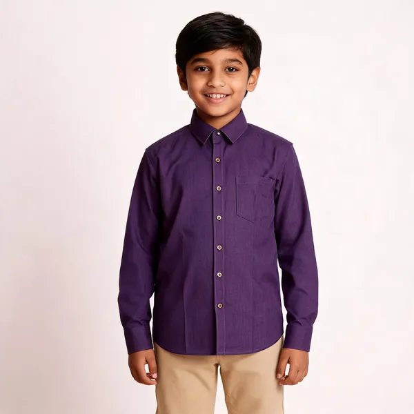 Purple_Cotton_Full_Sleeve_Casual_Shirt_For_Boys