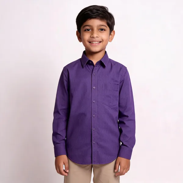 Purple_Cotton_Full_Sleeve_Casual_Shirt_For_Boys