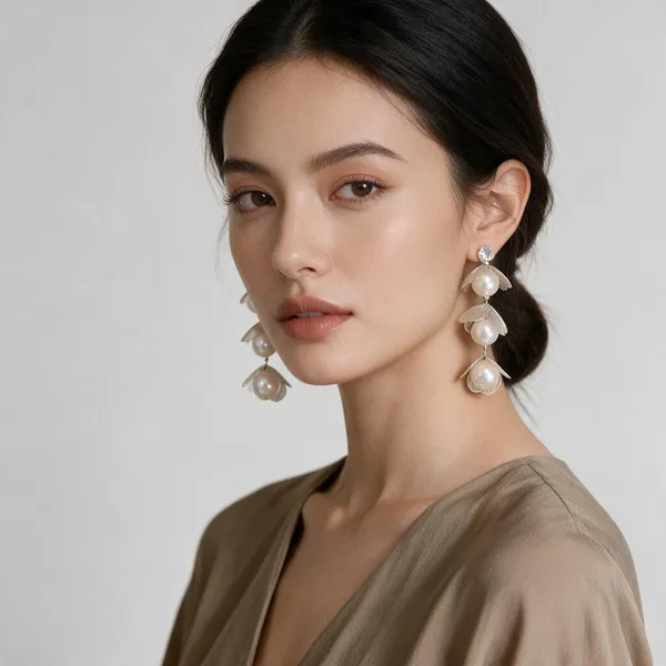Silver-Tone_Pearl_Floral_Drop_Earrings_for_Women
