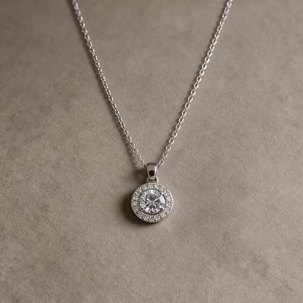 Silver_Stainless_Steel_Sparkling_Pendant_Necklace_For_Women