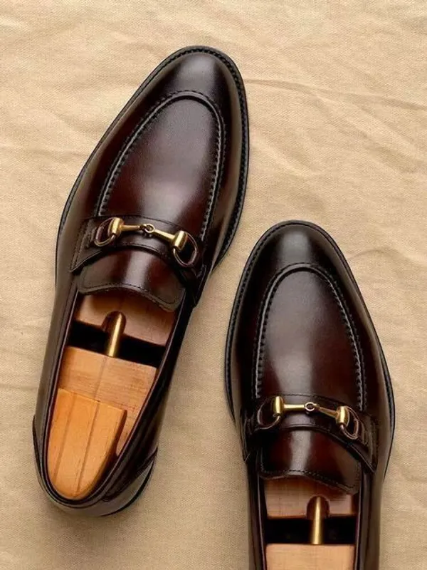 Brown_Leather_Horsebit_Slip_On_Loafers_For_Men