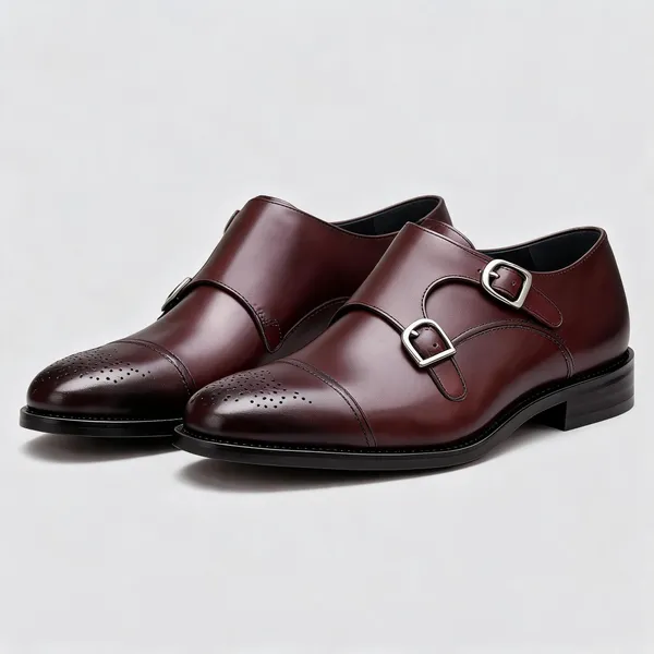 Brown_Leather_Double_Monk_Strap_Formal_Shoes_For_Men