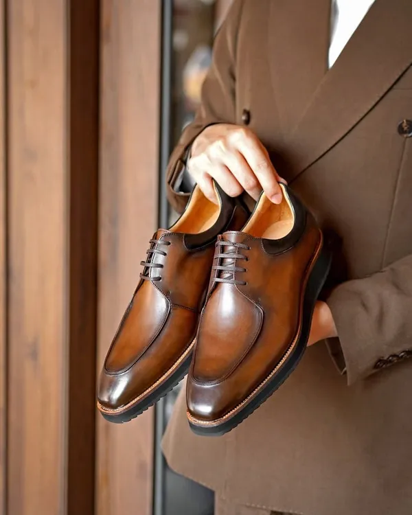 Brown_Leather_Pointed_Toe_Lace_Up_Formal_Shoes_For_Men