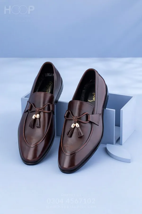 Brown_Leather_Tassel_Slip_On_Loafers_For_Men