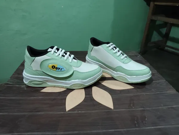 Mint_Leather_Lace_Up_Casual_Sneakers_For_Men