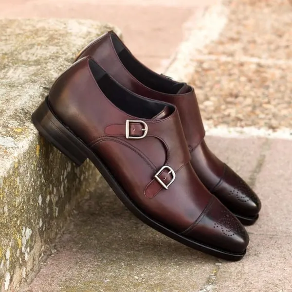 Brown_Leather_Double_Monk_Strap_Formal_Shoes_For_Men