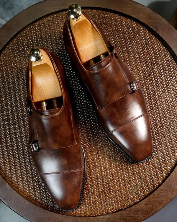 Brown_Leather_Dual_Monk_Strap_Formal_Shoes_For_Men