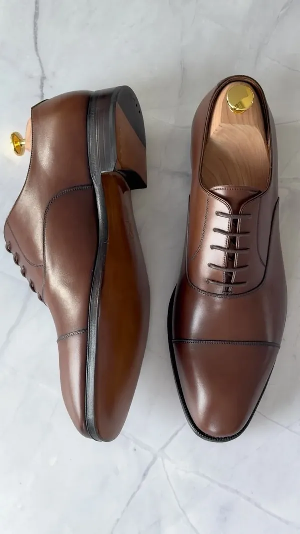 Brown_Leather_Cap_Toe_Lace_Up_Formal_Shoes_For_Men