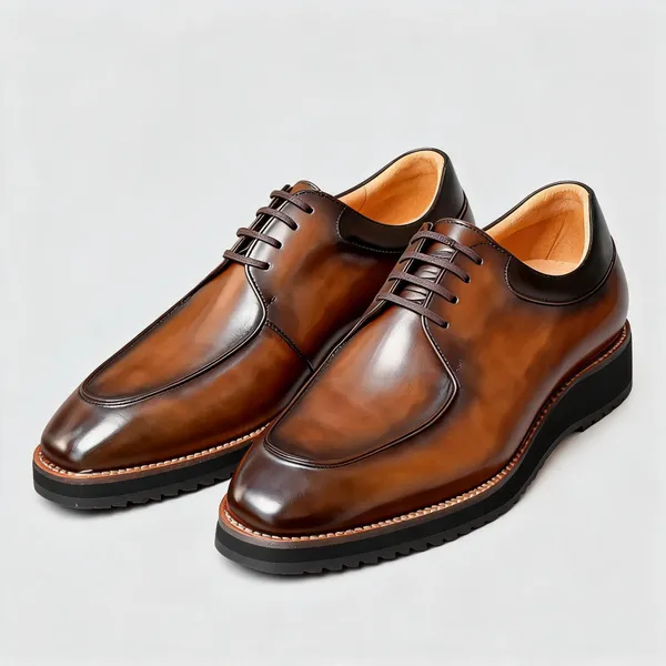 Brown_Leather_Pointed_Toe_Lace_Up_Formal_Shoes_For_Men