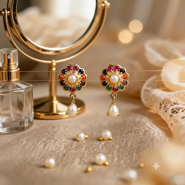 Gold_Tone_Meenakari_Pearl_Drop_Earrings_For_Women