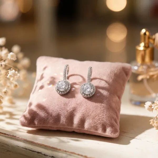 Silver_Tone_Crystal_Drop_Earrings_For_Women