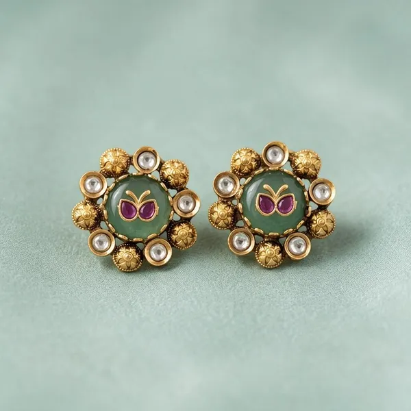 Kundan_Round_Earrings