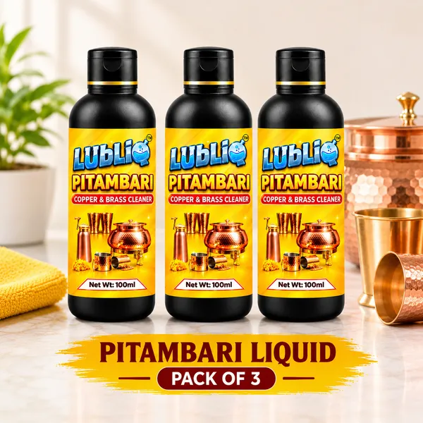 LUBLIQ_Pitambari_Copper_Cleaning_Liquid_100ml_+_100ml_+100ml_–_Copper_&_Brass_Shiner,_Stain_Remover.