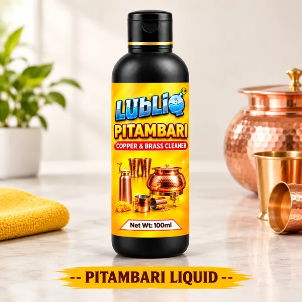 LUBLIQ_Pitambari_Copper_Cleaning_Liquid_100ml_–_Copper_&_Brass_Shiner,_Stain_Remover.