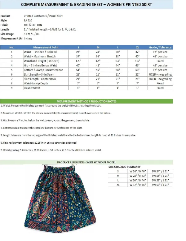 Women_S_Boho_Floral_Patchwork_Print_Gathered_Midi_Skirt