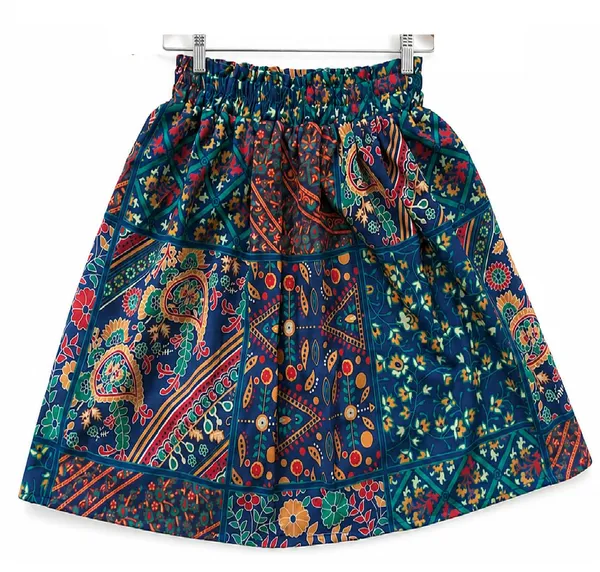 Women_S_Boho_Floral_Patchwork_Print_Gathered_Midi_Skirt