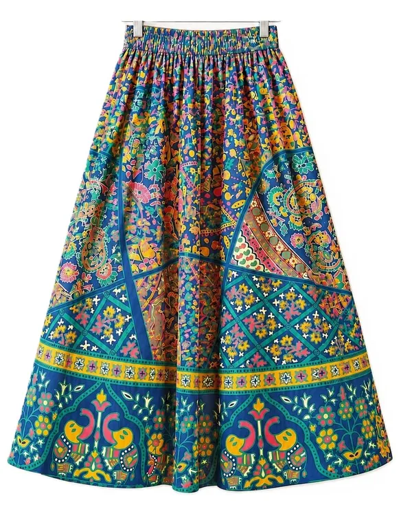 Women_S_Boho_Maxi_Skirt_With_Vibrant_Ethnic_Floral_Print