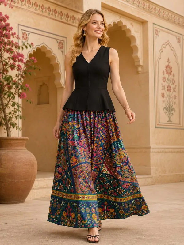 Women_S_Boho_Maxi_Skirt_With_Vibrant_Ethnic_Floral_Print