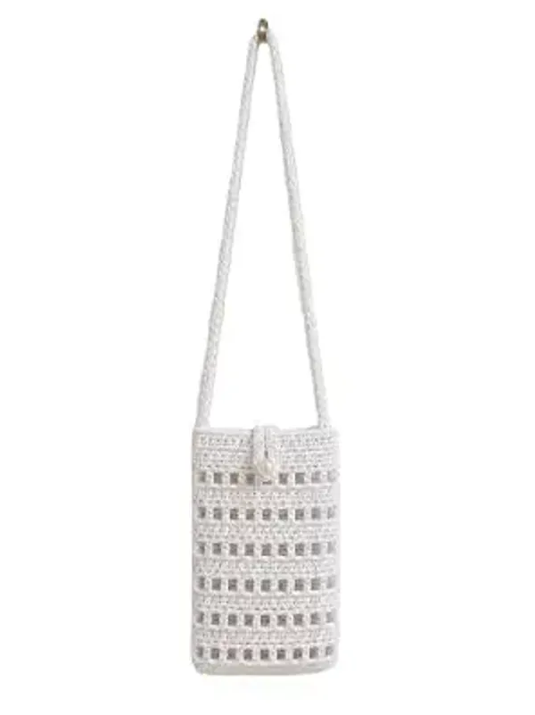 Hand_Made_Crochet_Crossbody_Phone_Bag_White_With_Pearl_Button_Closure