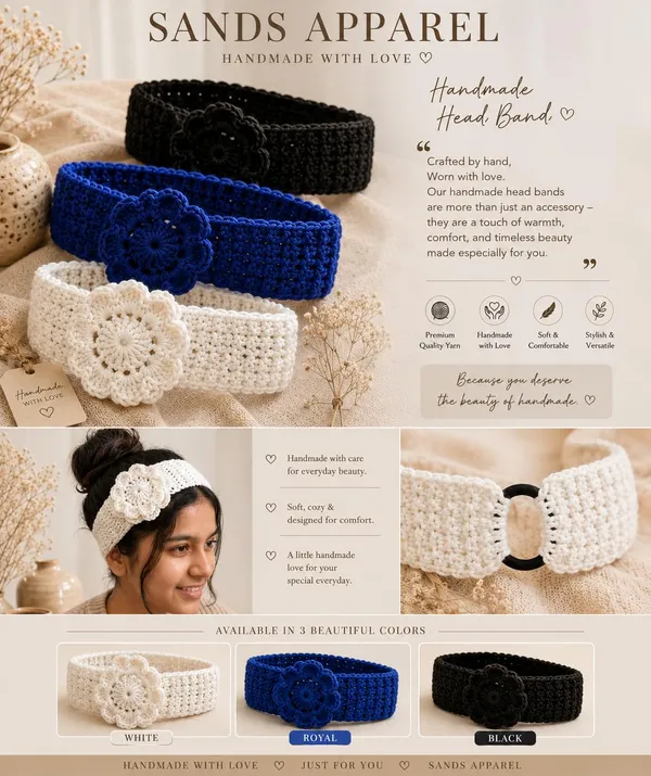 Hand_Made_Crochet_Flower_Headband_For_Girls_Set_Of_3_Multicolour